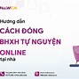 Cách Đóng Bhxh Tự Nguyện Online