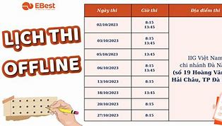 Lịch Thi Toeic Tháng 11