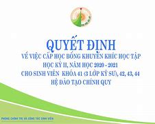 Quy Định Về Học Bổng Khuyến Khích Học Tập Hcmut